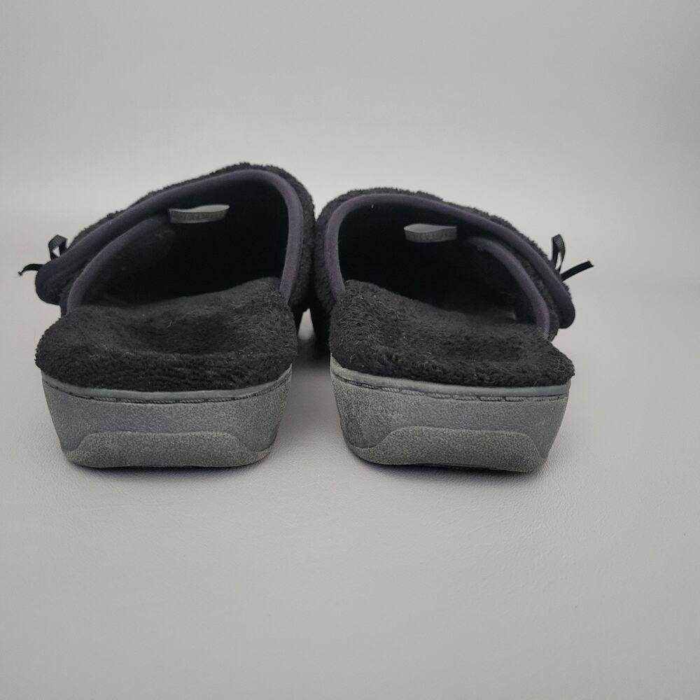 Vionic Womens Orthotic Support Mule Slippers Adilyn Adjustable Black Size 7 - Picture 7 of 11